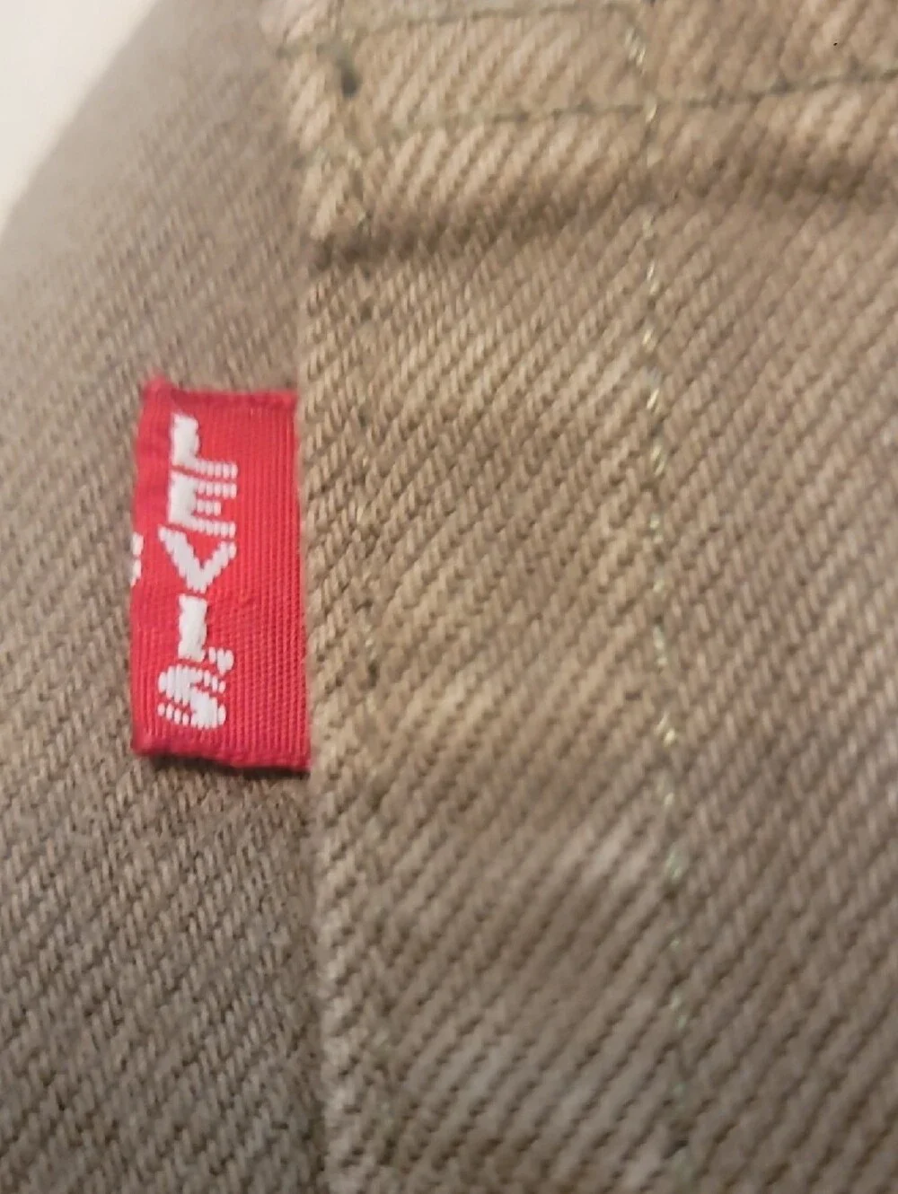 Levi's Vintage Big E Men's Green Straight Jeans with Red Tab